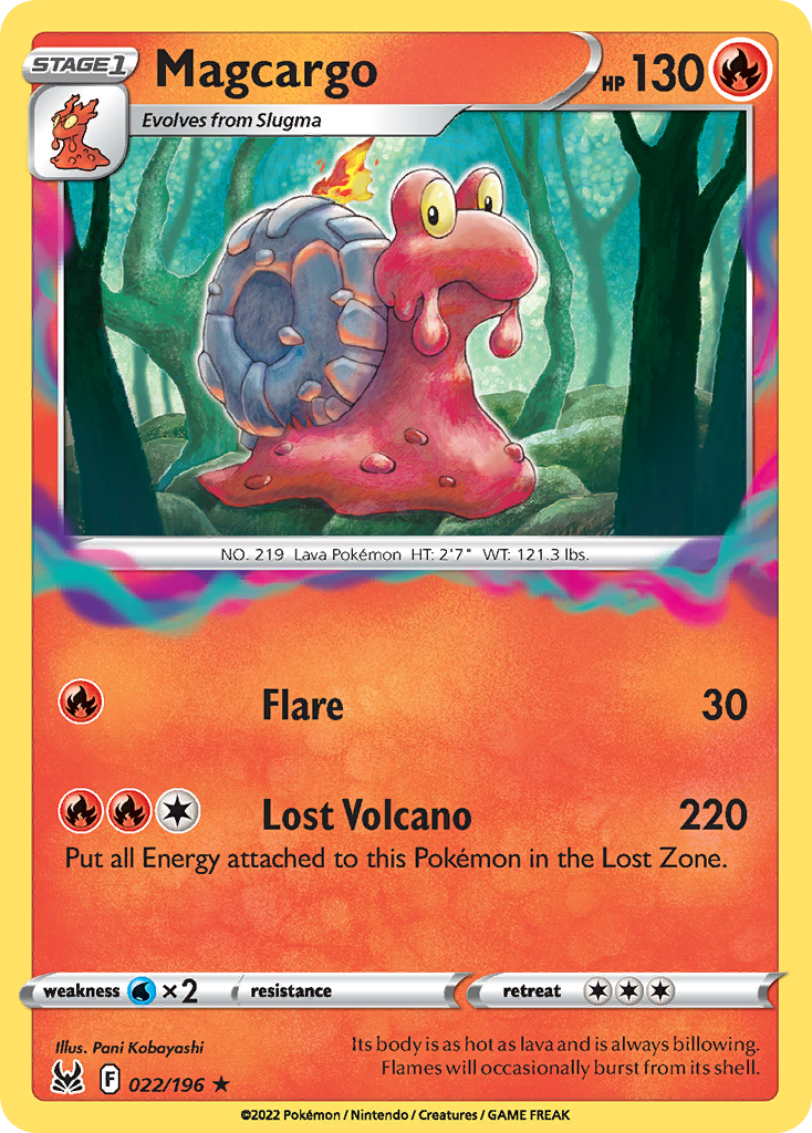 Lost Origin Magcargo #22/196